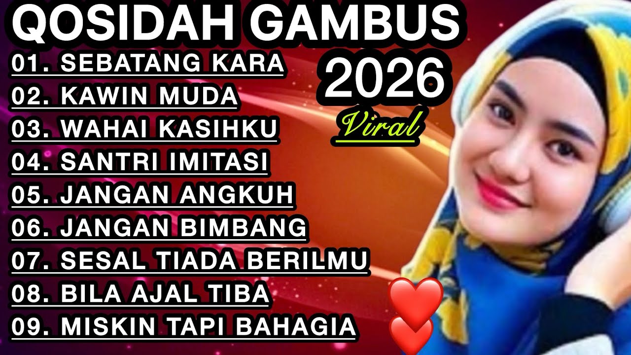 KOLEKSI TERMAHALL QOSIDAH GAMBUS MODERN ‼️MERDU PENYEJUK HATI ♥️ PALING ADEM ENAK DIDENGAR SEDUNIA 