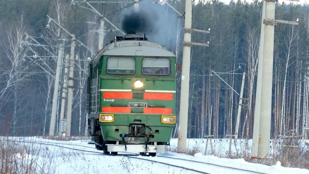 Когда машинист никуда не торопится, Секция тепловоза 2ТЭ116-1113