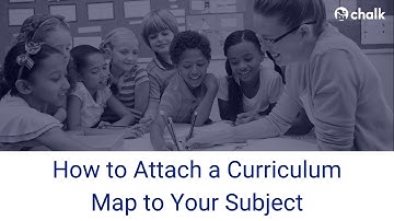 How to attach a curriculum map to your subject (1/2)