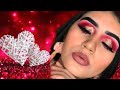 LOOK SAN VALENTÍN CUT CREASE CORAZÓN | Lizz Carbajal