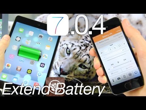 iOS 7 Increase Jailbreak Battery Life 7.0.4 Tips For iPhone 5S,5C 4S iPad, iPod Touch & Improvements