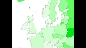 Europe - Energy Intensity Level Of Primary Energy - Time Lapse