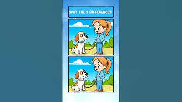 "Can You Spot the 3 Differences?"  | QUIZZERr #shorts #games  #difference #trending #global