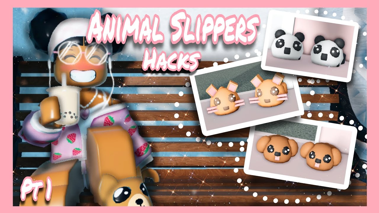 🧦4 EASY Animal Slippers Hacks pt 1 [Advanced Placing & Transform Tool