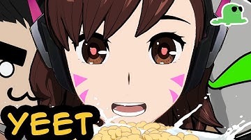 D.Va just wants milk but so do Hanzo and Genji  (Overwatch Fight Animation) - "Dab Smack"