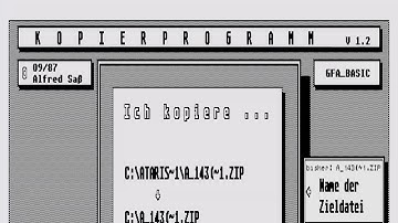 ATARI ST COPIER KOPIER PROGRAMM v1 2 DATECOPY GFA BASIC COPY Copy COPIER STE