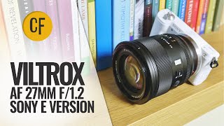 Viltrox AF 27mm f/1.2 (Sony E-mount version)