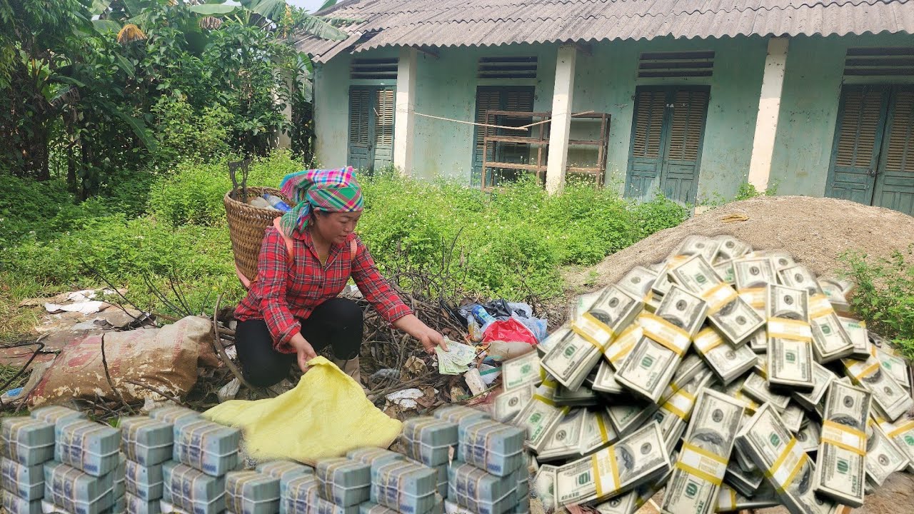 Girl earns millions of dollars by collecting scrap metal. Lý Thị Phương