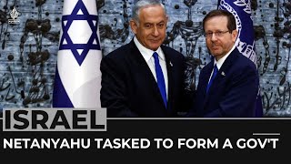 Netanyahu formally tasked with forming Israel’s new government
