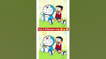 find 4 difference 🧠🤔💪#doraemon #difference #doreamongame #anime #doremon #mindgames #puzzle #cartoon