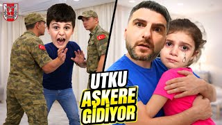 OLAMAZ ASEL ! UTKU ASKERE GİDİYOR, EVDE ASKER EĞİTİMİ !!