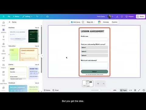 How to Use Canva Forms to Collect Classroom Feedback