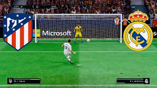 Atletico Madrid Vs Real Madrid penalty Shootout Fifa 22