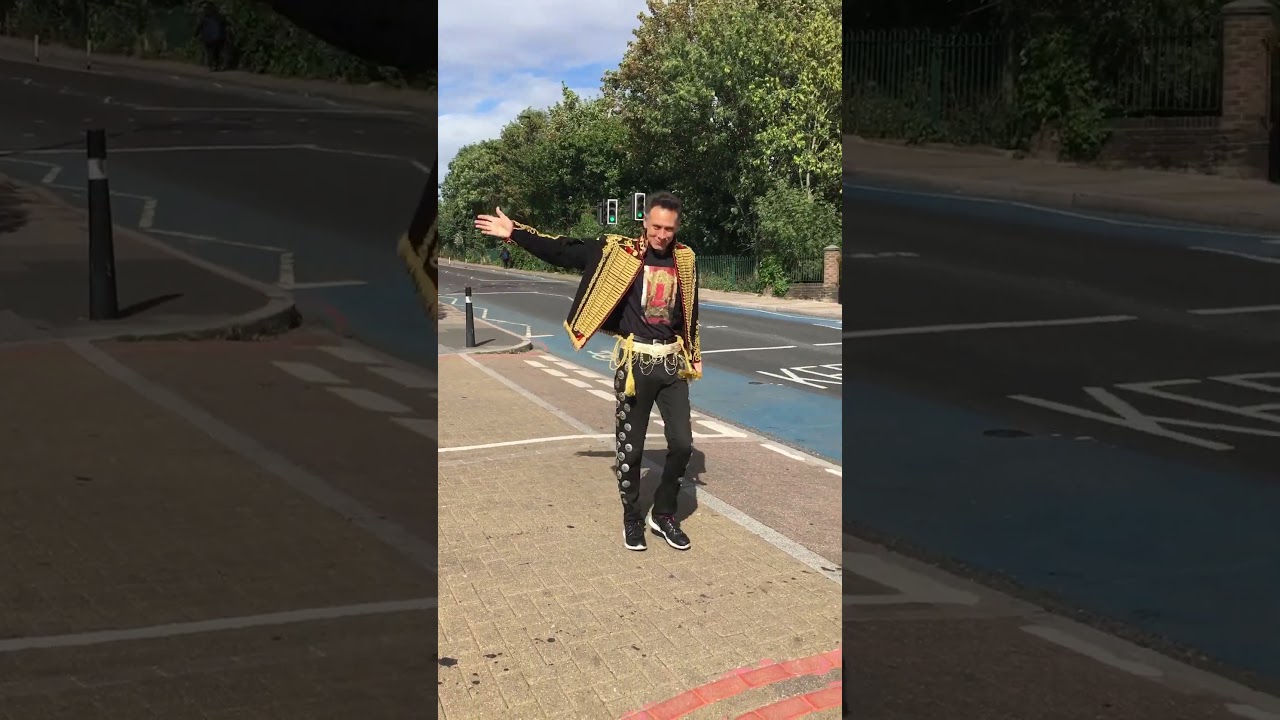 TODAY. Walking back from 