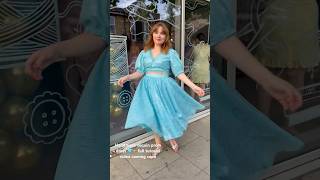 Handmade sequin prom dress ✨🩵 full video coming soon #sewing #lirikamatoshi