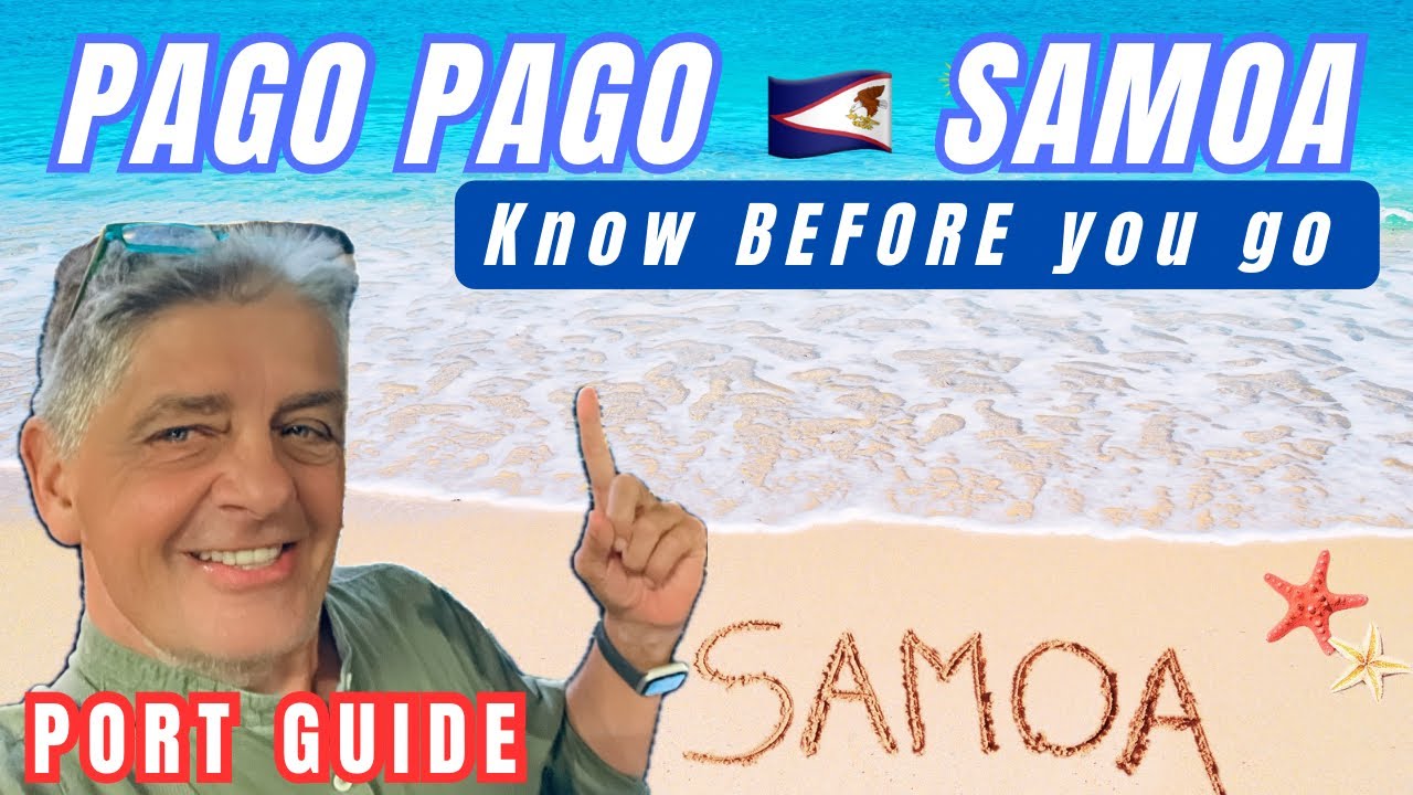 Snorkeling with a Moray Eel! 🐍 Pago Pago Samoa Port Guide 2026 & Two Dollar Beach 🏖️ 