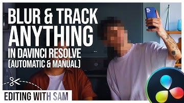 How To BLUR moving objects in DaVinci Resolve Latest Version (Automatic and Manual Tracking)
