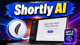 How to Use ShortlyAI for AI Writing | Best GPT-3 Content Writing Tool Tutorial