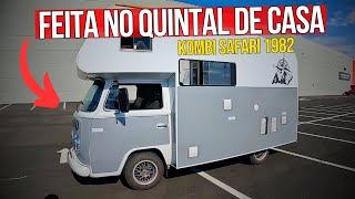 Conheça a MELHOR KOMBI SAFARI ARTESANAL do BRASIL! Eles fizeram um PROJETO TOP e DIFERENCIADO