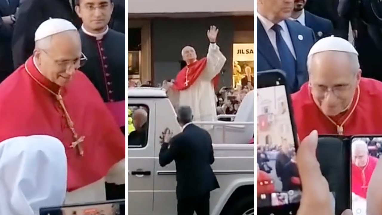 Papa Leone XIV torna a Roma e guardate cosa fa! 🙏 - YouTube