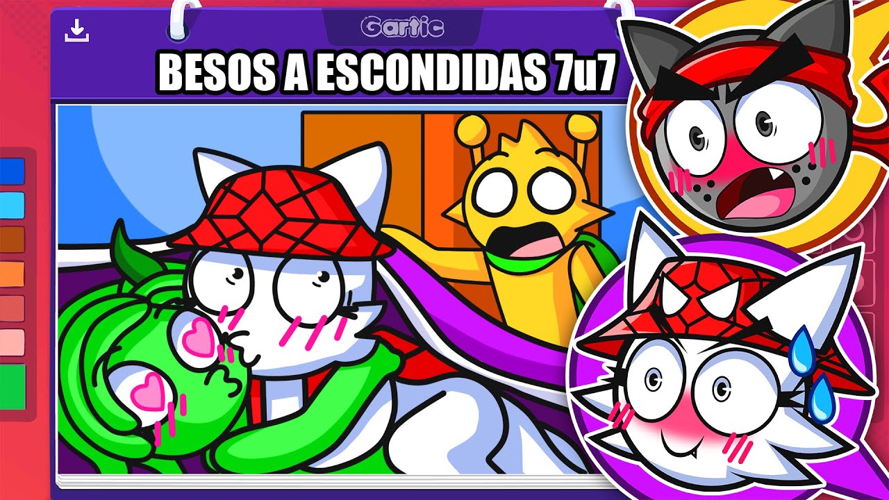 ¡CASI NOS DESCUBREN! 😂🎨 GARTIC PHONE de PAREJAS