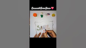 A to Z Name Art 😱😍#nameart #diy #shorts #ytshorts #youtube #trending #artist #shortvideo #viralvideo