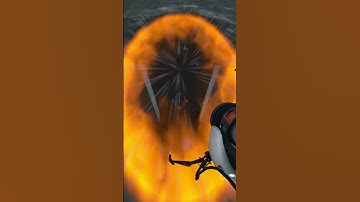 Chell skipped GLaDOS and went for the cake..