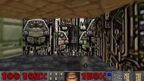 DOSBOX DOOM E2M6 둠 2-6 (General Midi)