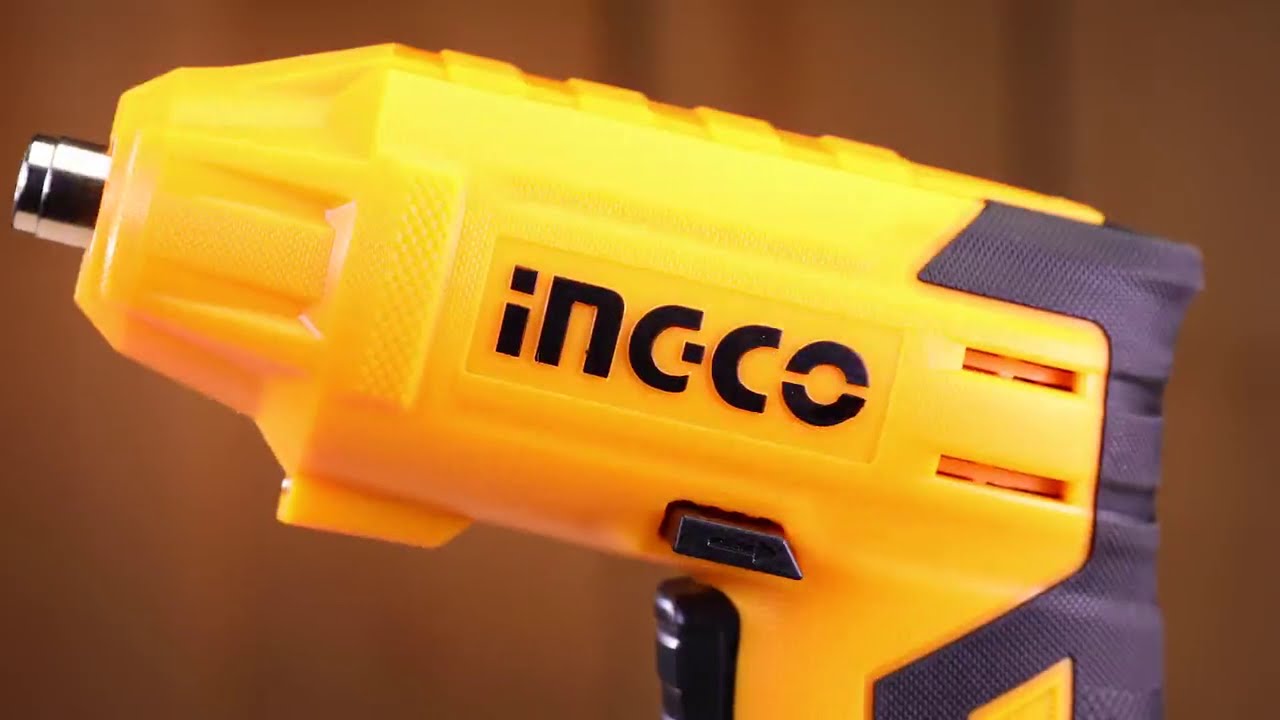 Ingco 4V LiIon Cordless Screwdriver With 10 Bits & Mag.Holder