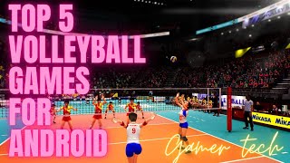 TOP 5 VOLLEYBALL 🏐 GAMES FOR ANDROID ||  GAMER TECH screenshot 5