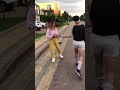 Нюша танцует на улице (InstaStories)