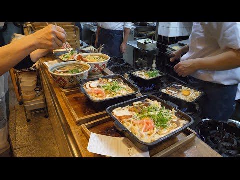 130년된 일본 철판 우동 전문점 130 Year Old Teppanyaki Udon Restaurant In Japan 