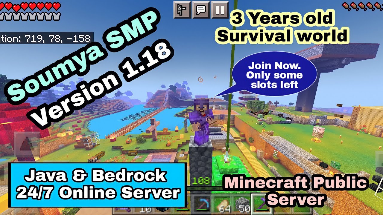 BedWars Recreated in Minecraft (24/7 Aternos Server) Minecraft Server