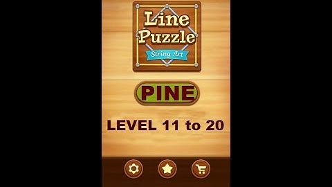 Line Puzzle: String Art Pine Level 11 to 20 Walkthrough | LinePuzzle: String Pine Levels