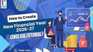 How to create New Financial Year 2026-27 (COMPLETE ENGLISH VIDEO)