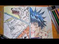 DRAW-Megumi Fushiguro🔥😊 #drawing #youtubevideo #animedrawing #jujutsukaisen #animedrawing