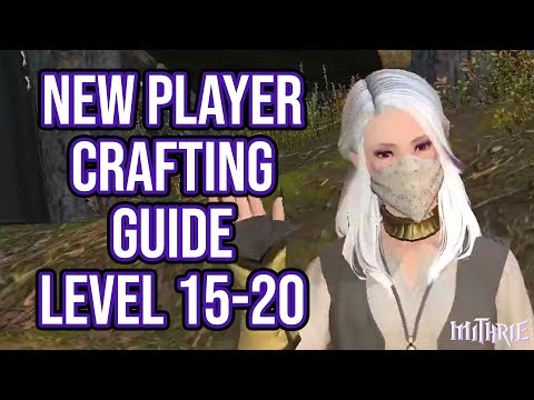 FFXIV 2.56 0592 New Player Crafting Guide Level 15 to 20