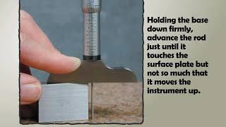 Calibrating a Depth Micrometer