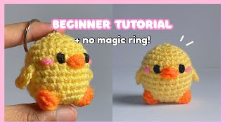 how to crochet Duck Chick 🐥 | step by step for absolute beginners