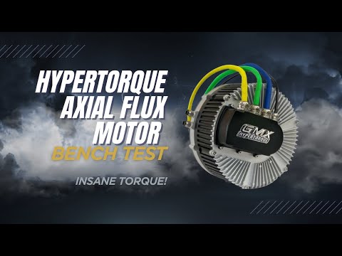 Hyper-Torque Axial Flux Motor Bench Test | High Torque EV Motor Performance & Power Density