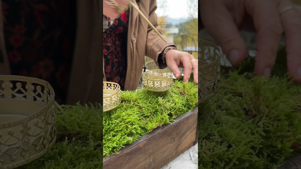 DIY Adventkranz aus Ziegelform ❤️ 