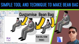 | Archicad Tutorial | - Easy technique to make Transparent Bean Bag in 10 minutes with Script method