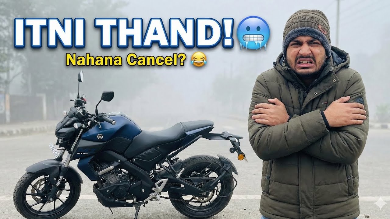 Itni Thand Mein Kaun Nahata Hai? 😂 | MT-15 Dangerous Ride Home ❌ 