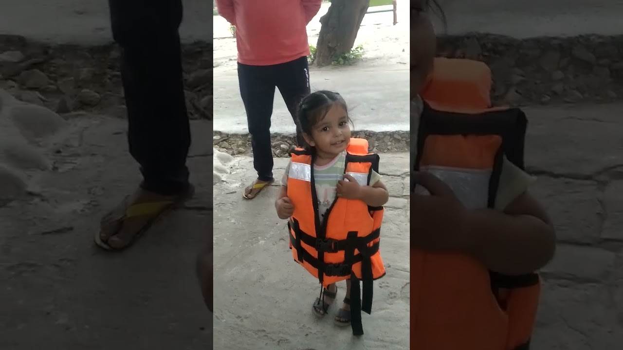 Taj ready for boating 