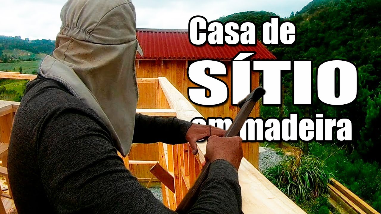 Técnica FANTÁSTICA de Construção de CASA DE MADEIRA (faça sozinho)