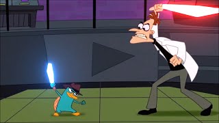 Perry the Platypus vs. Dr Doofenshmirtz with Lightsabers (Duel of the Fates)