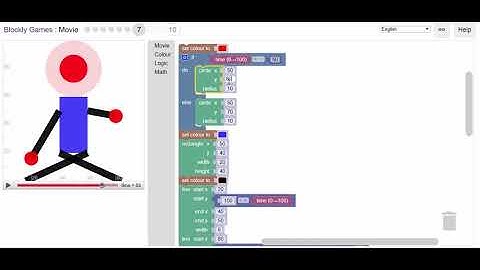 Blockly Games - Movie - level 7