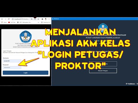 PART#4 || CARA MENJALANKAN AKM KELAS DI LOGIN PETUGAS/ GURU/PROKTOR