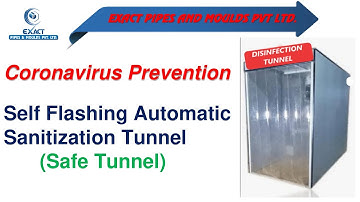Coronavirus Prevention Self Flashing Automatic Sanitization Tunnel        (Safe Tunnel)