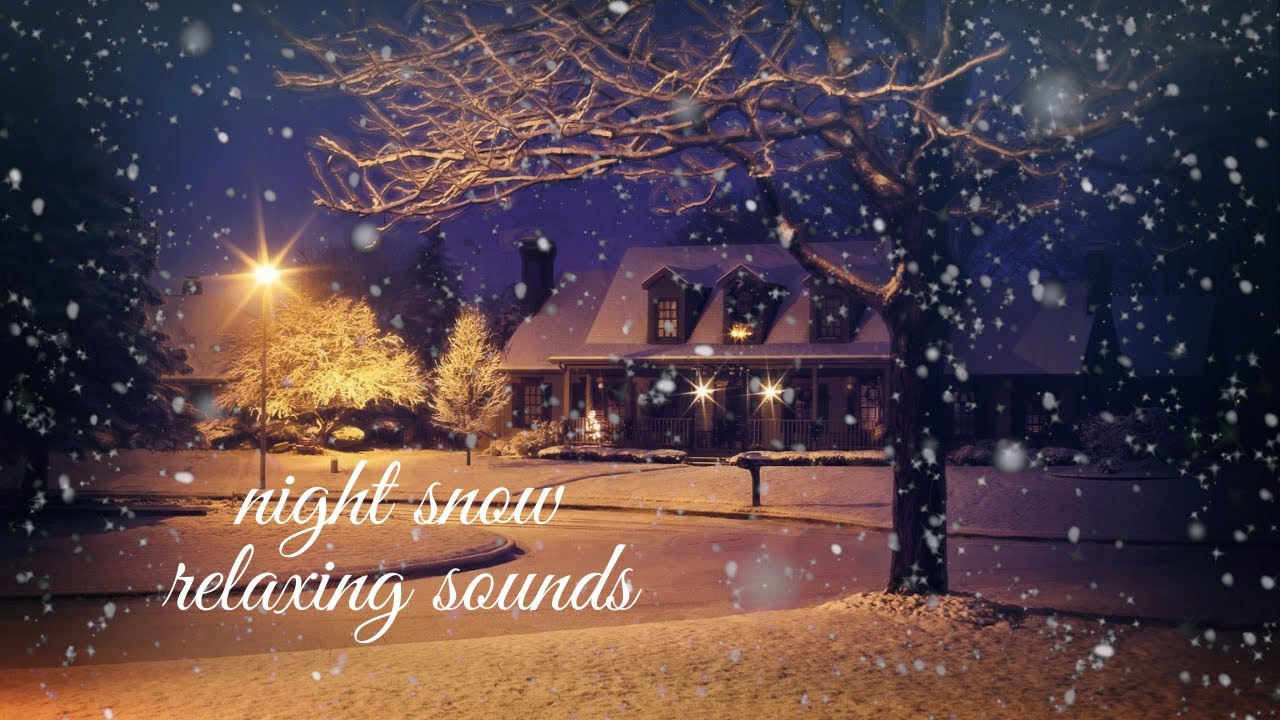 Soft Snow Sounds Music For Sleeping Soothing Relaxation Peaceful Piano Snowing Sounds Yoga Zen Music